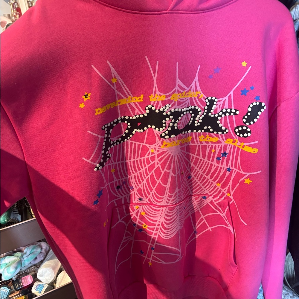 SP5DER P*NK HOODIE